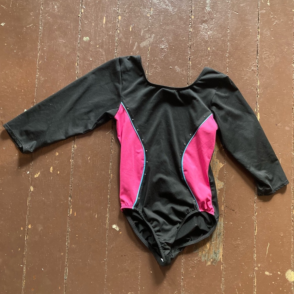 Danskin Long Sleeve Gymnastics Leotard- Large